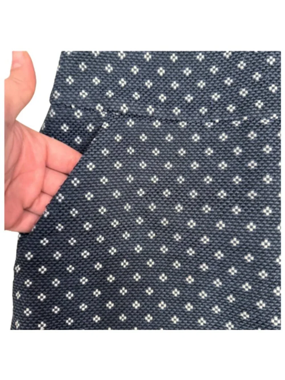 Ann Taylor Patterned Classic Pencil Skirt Women's‎ 0 Printed Lined Business Knit